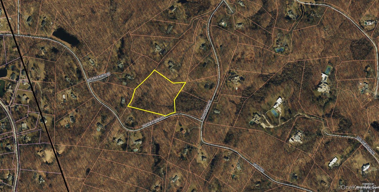 Aerial view of property's location