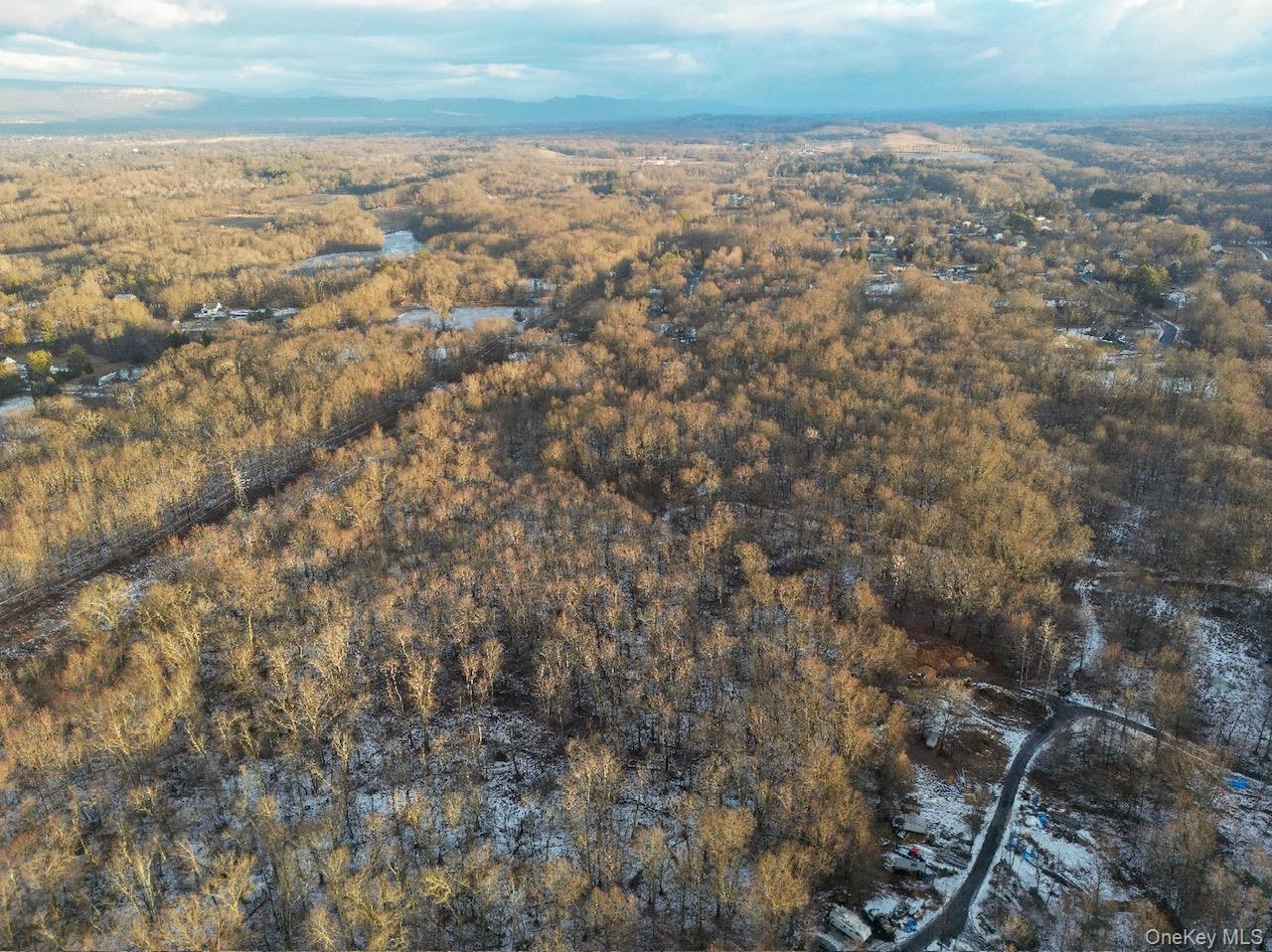 Aerial overview of property's location