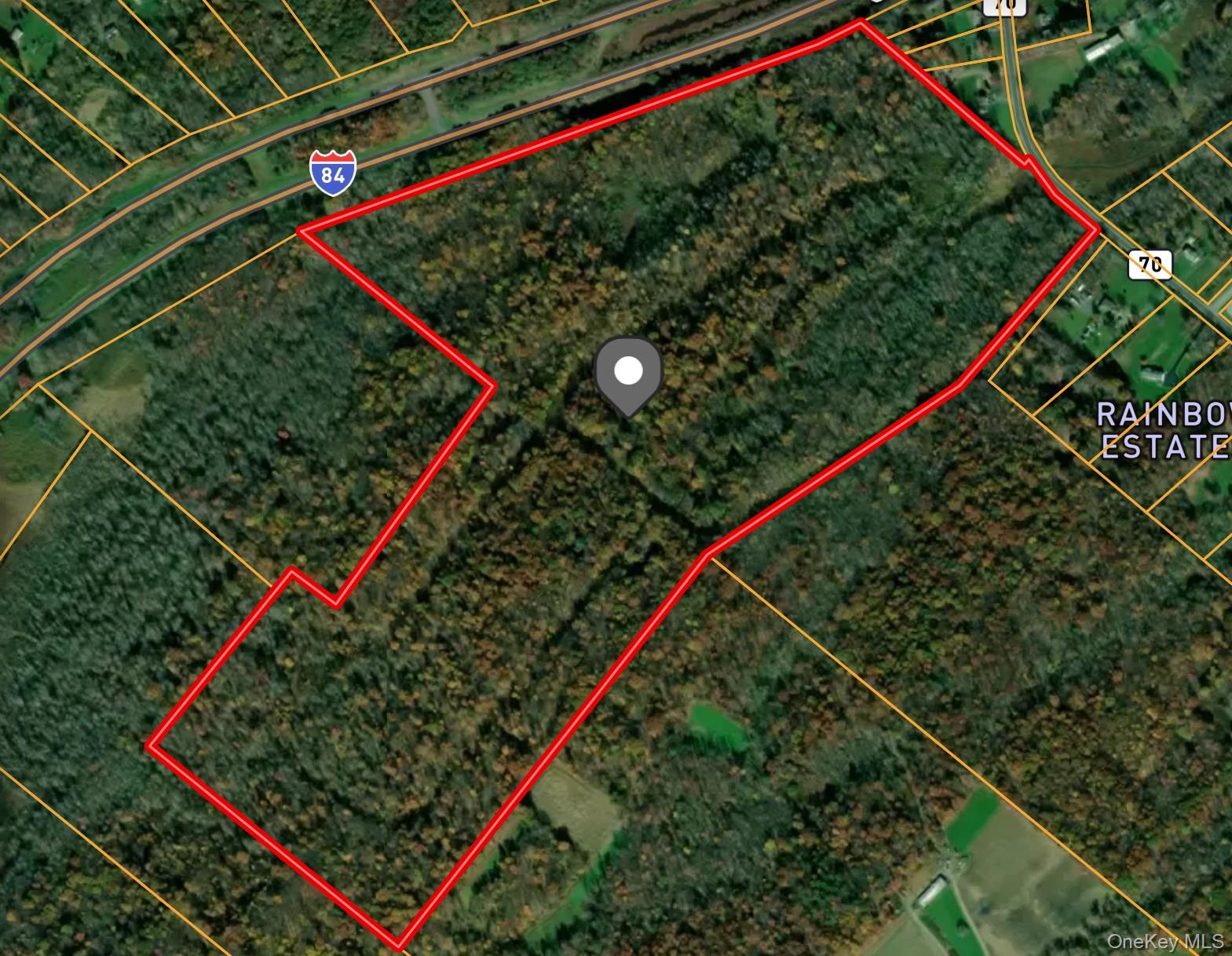 Map of property location featuring property boundaries highlighted