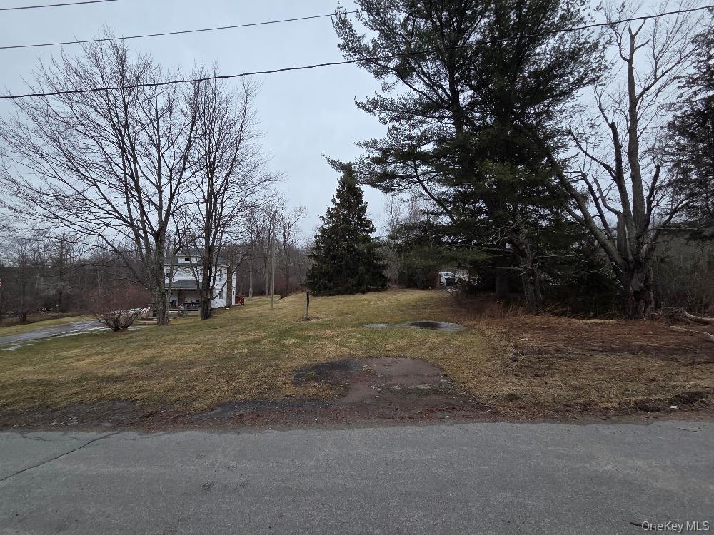 Front of lot as seen from State Route 52.