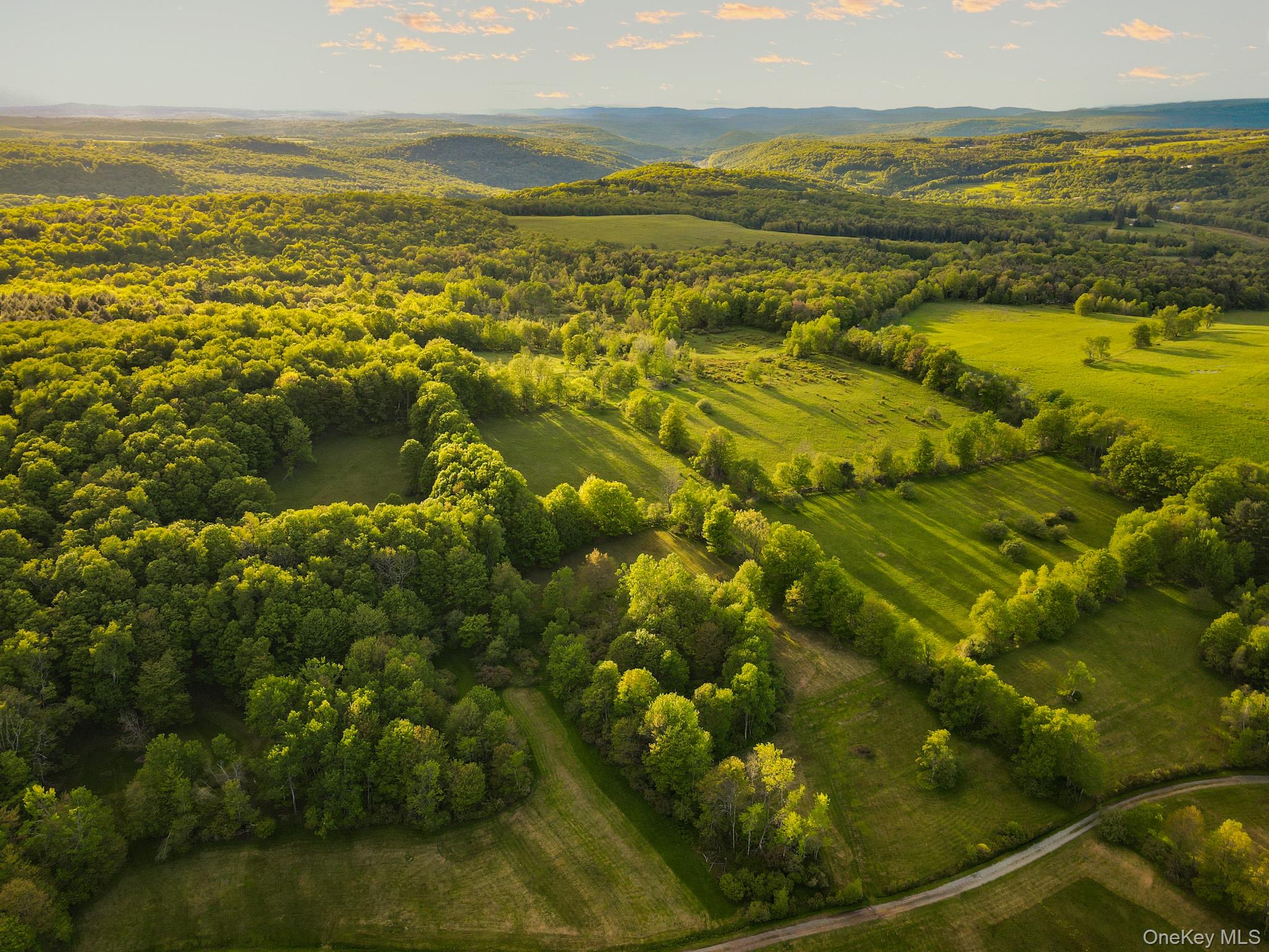 Aerial view of property