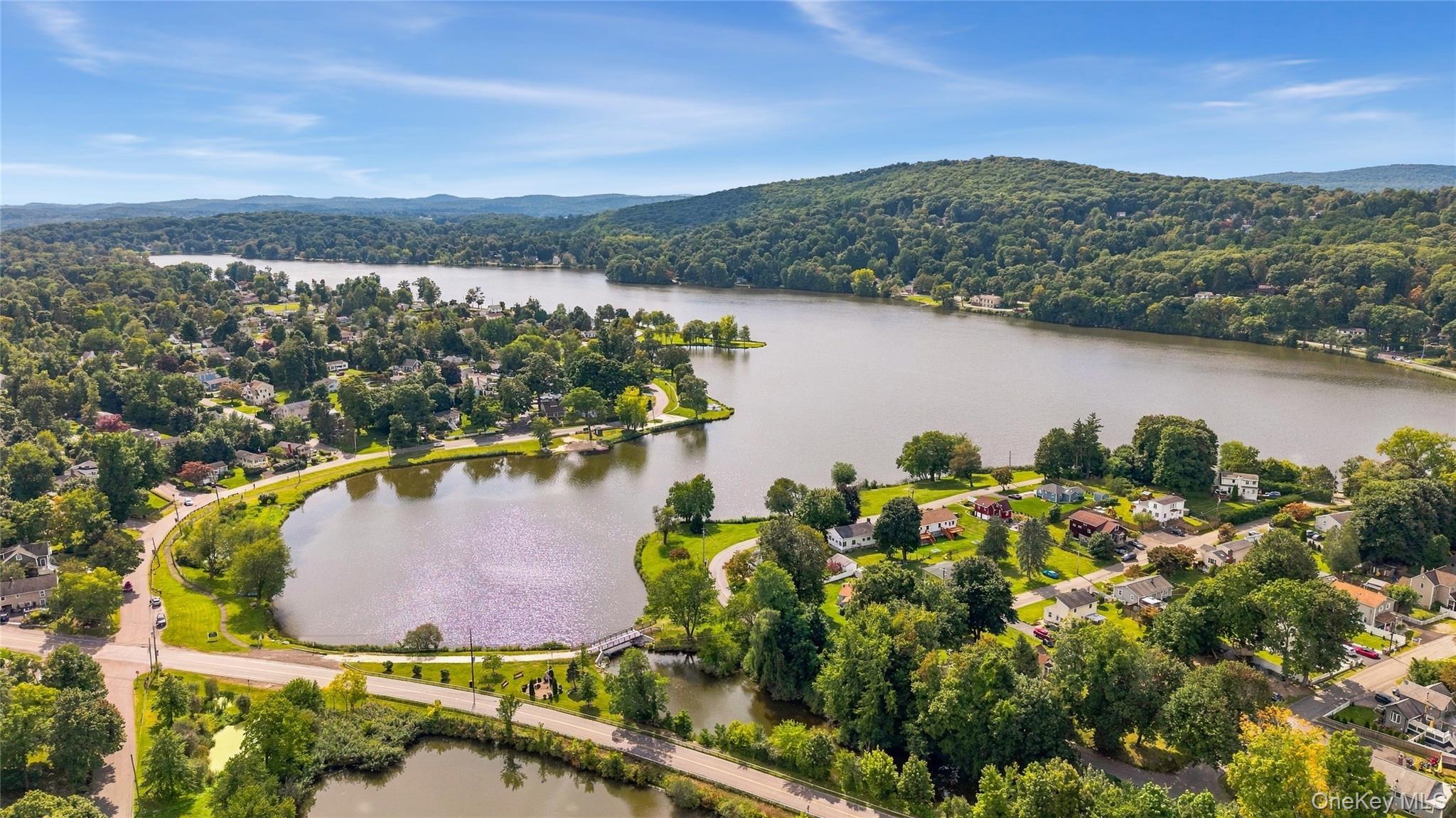 Lake Carmel aerial view