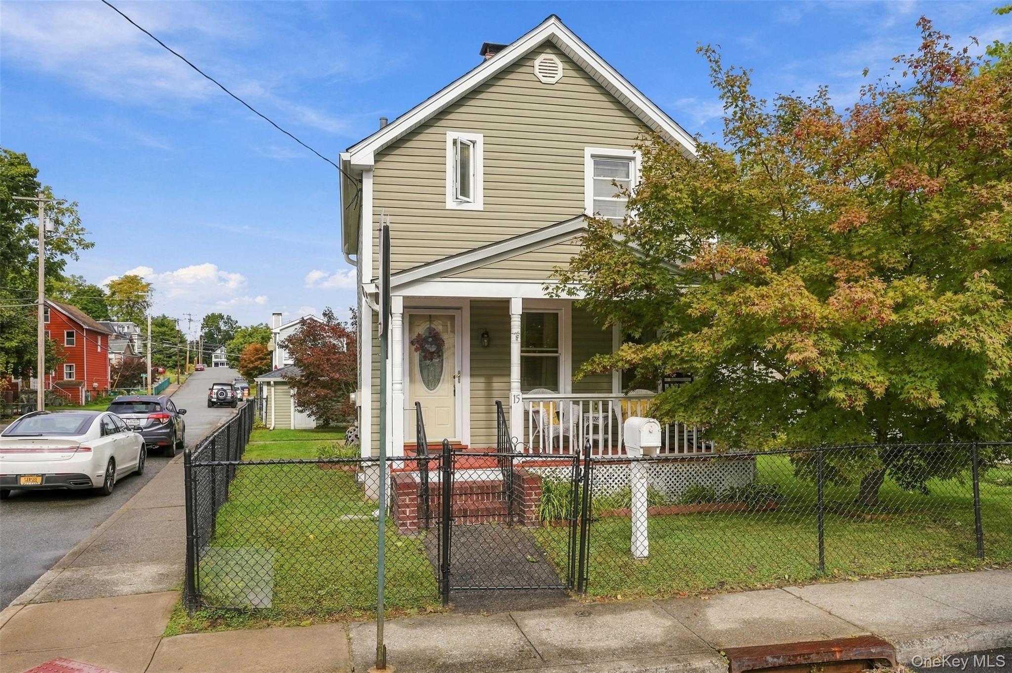 Lovely home on corner lot.