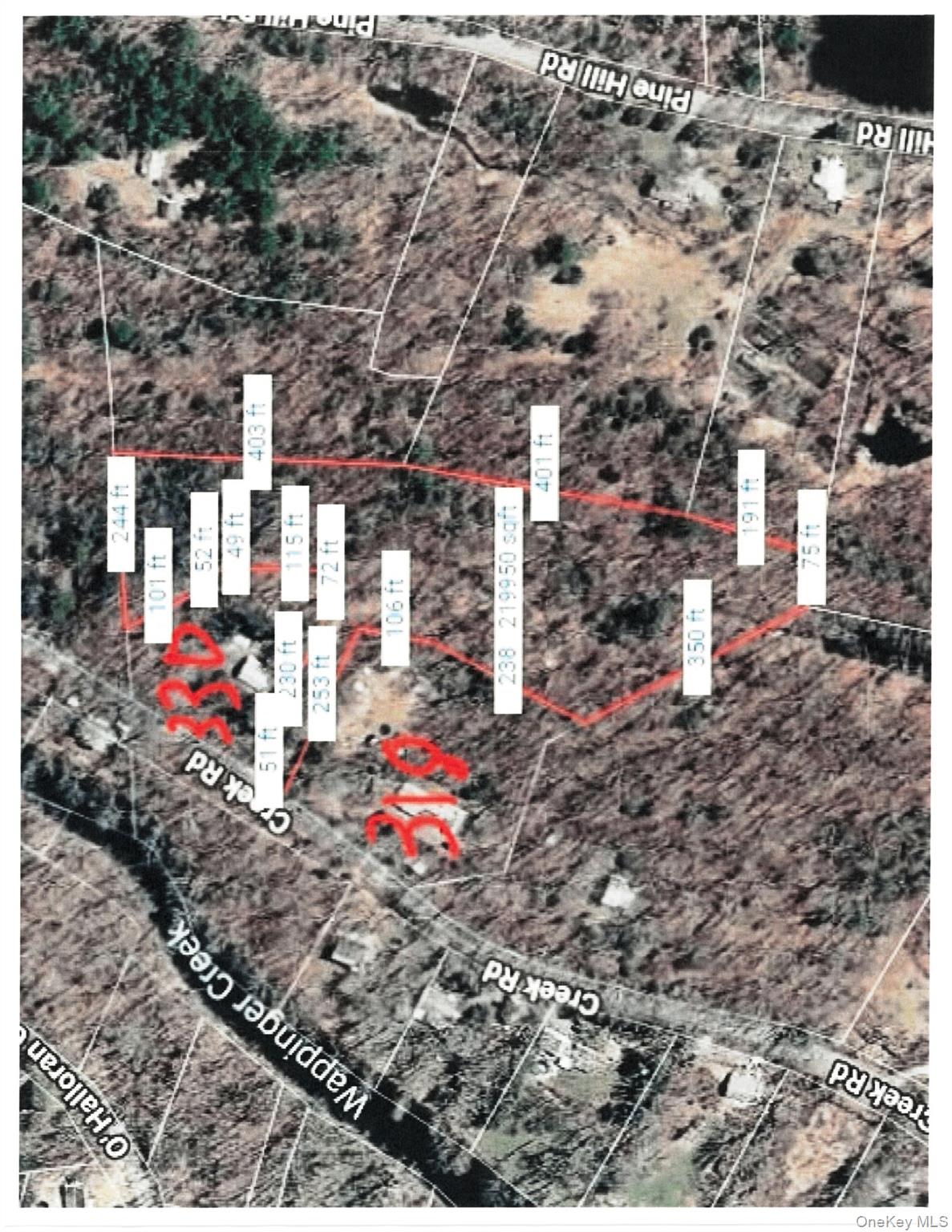 Map with Dimensions